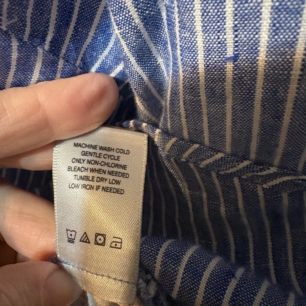 John Mark Multicolor patchwork Embroidered Stripe… - image 6